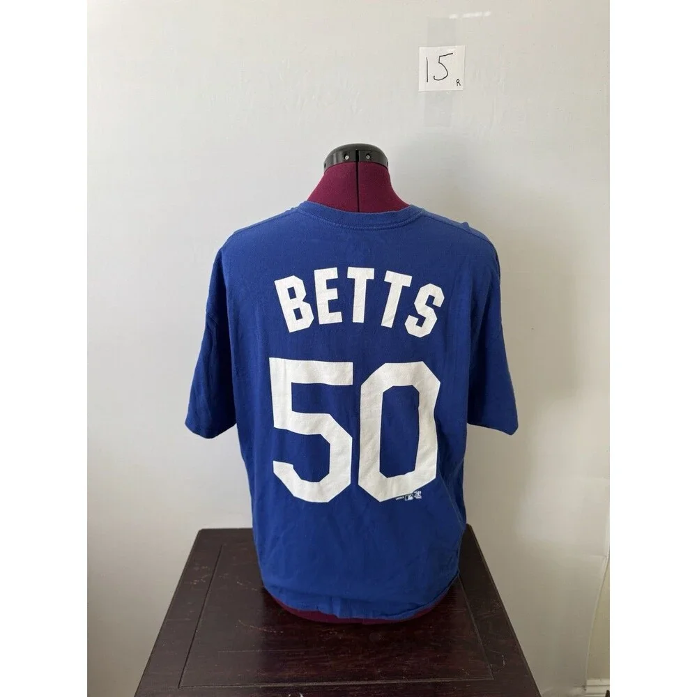 Mookie Betts #50 Los Angeles Dodgers T-Shirt — Men’s XL — MLB